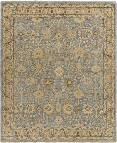 Product Image 1 for Reign Hand-Knotted Denim / Light Brown Rug - 8' x 10' from Surya