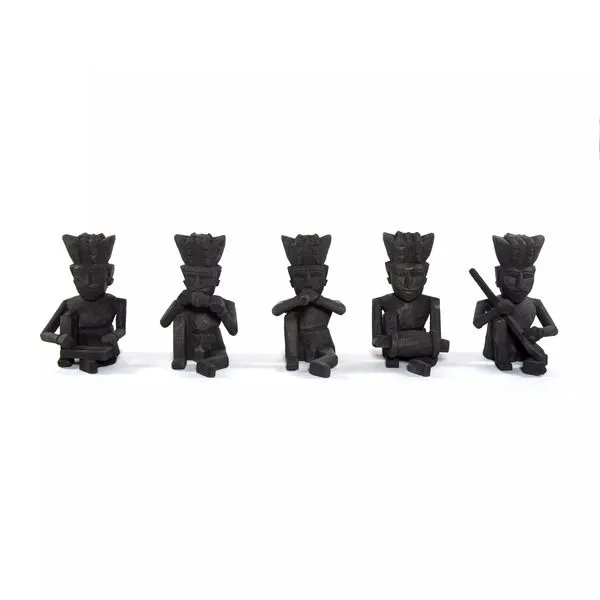 Product Image 4 for Bawla Carved Men, Set Of 5 Dark Totem from Four Hands