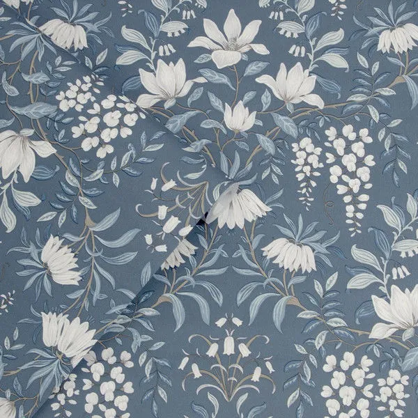 Product Image 1 for Laura Ashley Parterre Dark Seaspray Floral Wallpaper from Graham & Brown