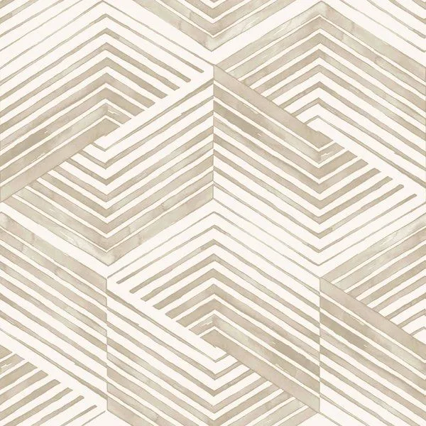 Product Image 1 for Nicole Miller Geo Movement Twine Peel & Stick Wallpaper from Graham & Brown