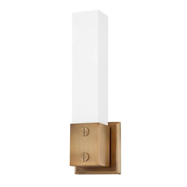 Product Image 1 for Jonah Steel 1-Light Wall Sconce - Ivory & Bronze from Troy Lighting