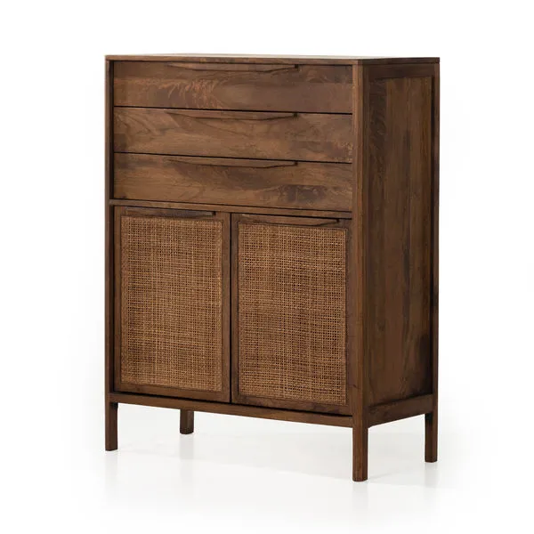 Product Image 1 for Sydney Brown-Wash Tall Mango Wood Dresser from Four Hands