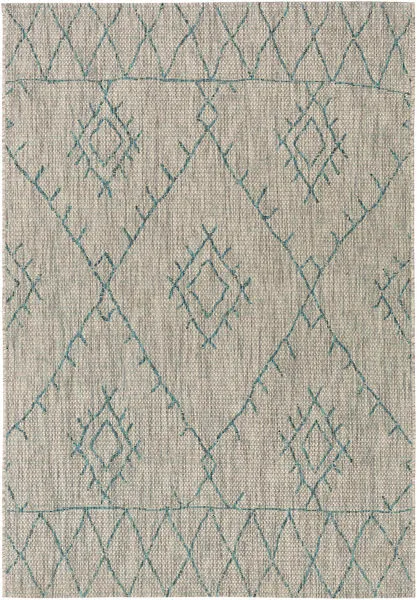 Product Image 4 for Eagean Black / Aqua Indoor / Outdoor Rug from Surya