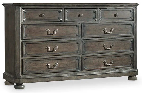 Product Image 3 for Vintage West Nine Drawer Dresser from Hooker Furniture