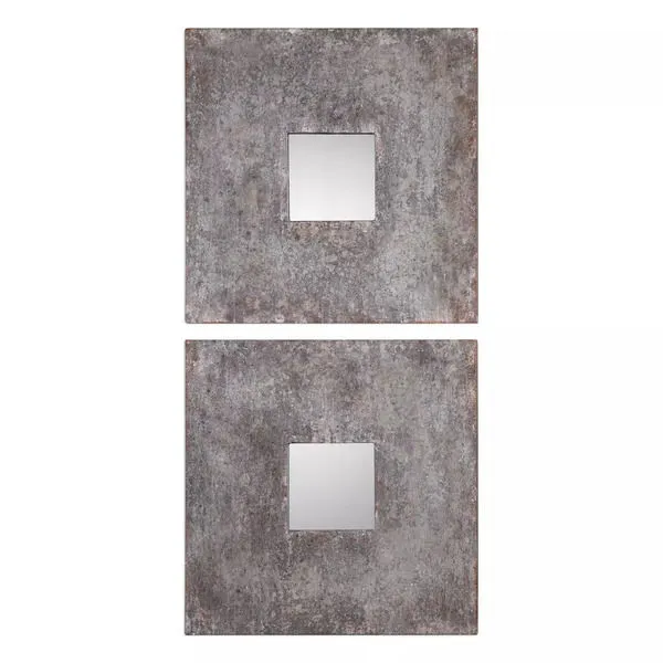 Product Image 2 for Uttermost Altha Burnished Square Mirrors S/2 from Uttermost