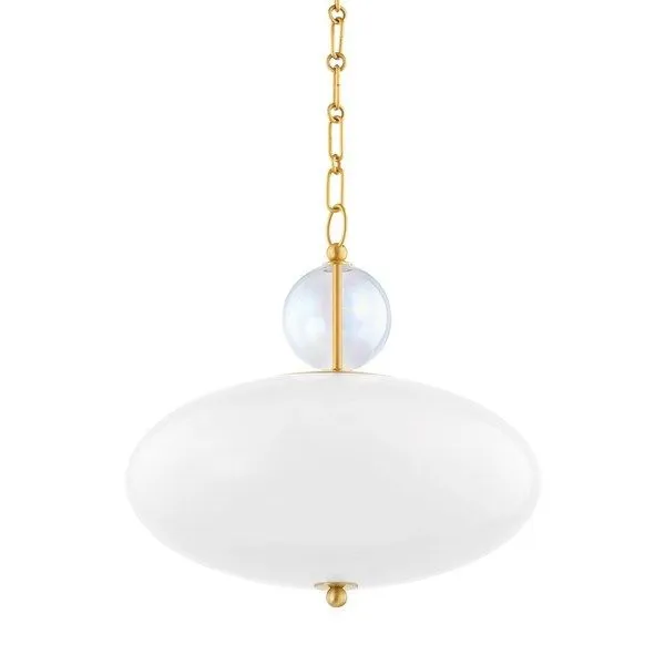 Product Image 1 for Viviana Aged Brass Totem Style Pendant Light from Mitzi