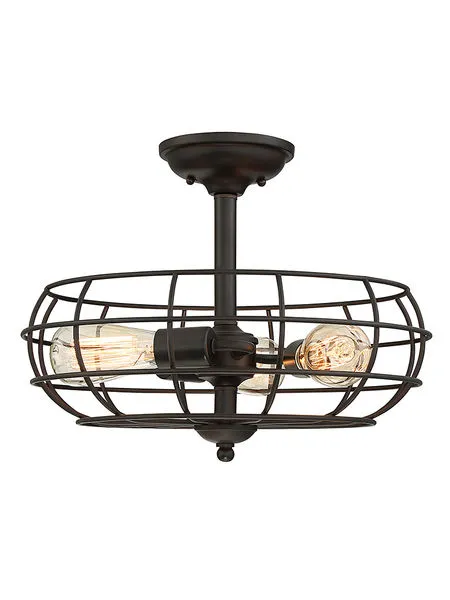 Product Image 1 for Scout 3 Light Semi Flush from Savoy House 