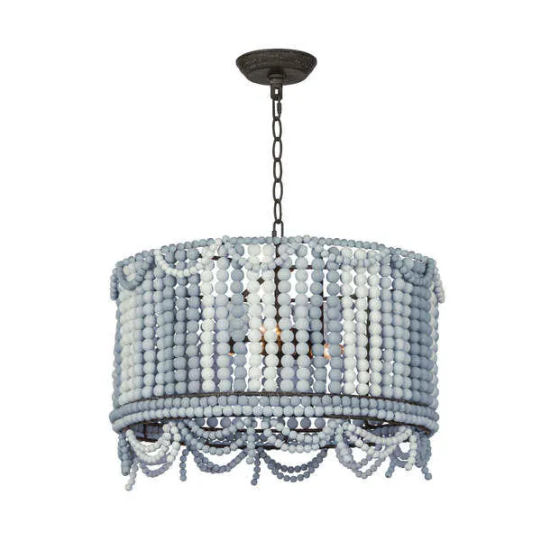 Product Image 1 for Malibu Drum Pendant from Regina Andrew Design