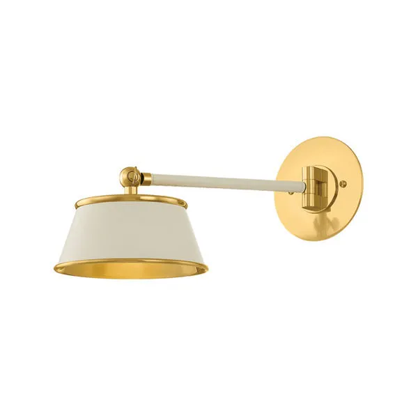 Product Image 1 for Lanesville Aged Brass / Cream Wall Sconce from Hudson Valley