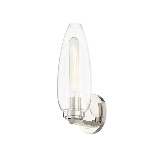 Product Image 1 for Fresno Polished Nickel 1-Light Wall Sconce from Troy Lighting