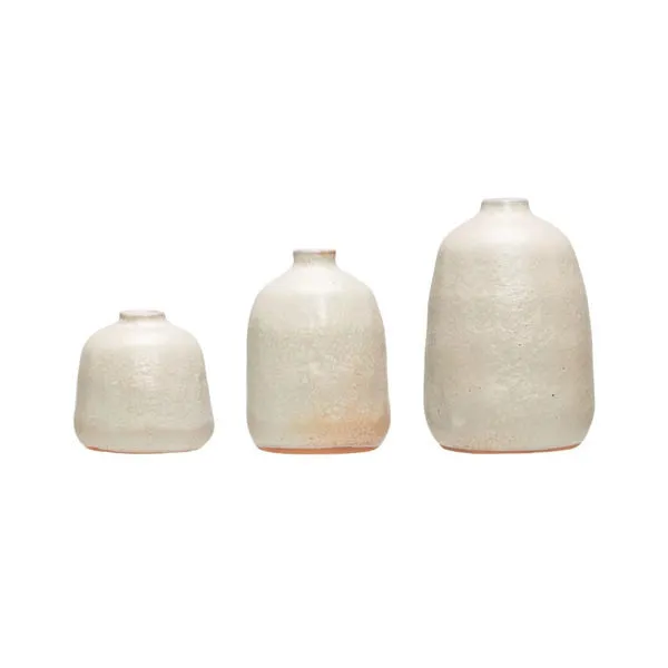Product Image 1 for Luna Terracotta Sand Vases, Set of 3 from Creative Co-Op
