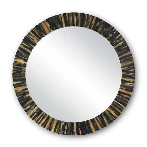 Product Image 1 for Kuna Small Horn Wall Mirror from Currey & Company