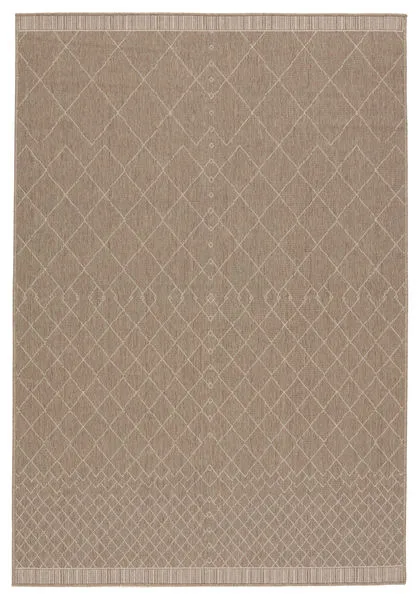 Product Image 9 for Almasi Indoor/ Outdoor Trellis Dark Taupe/ Beige Rug from Jaipur 