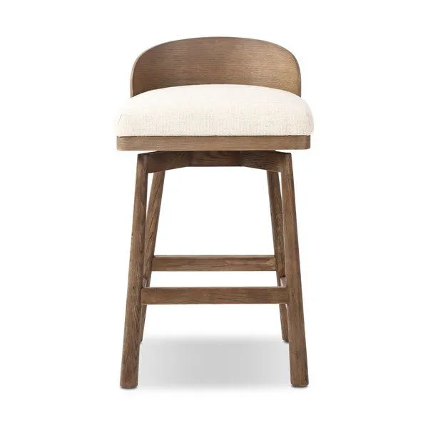 Product Image 1 for Cloris Thames Cream Swivel Bar + Counter Stool from Four Hands