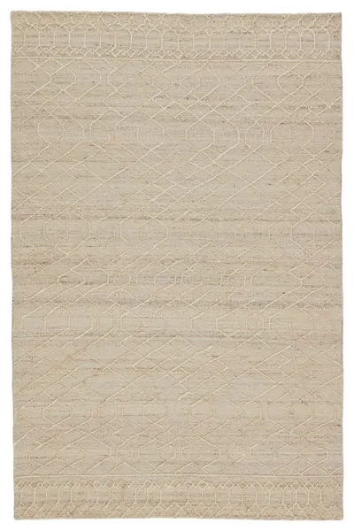 Product Image 3 for Celia Natural Geometric Cream/ Gray Rug from Jaipur 