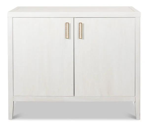 Product Image 4 for Blanco 2 Door Buffet Cortina White from Sarreid Ltd.