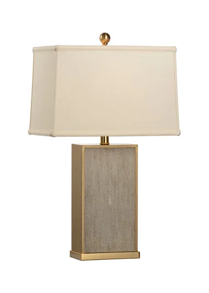 Product Image 1 for Louise Gray Shagreen Lamp from Chelsea House