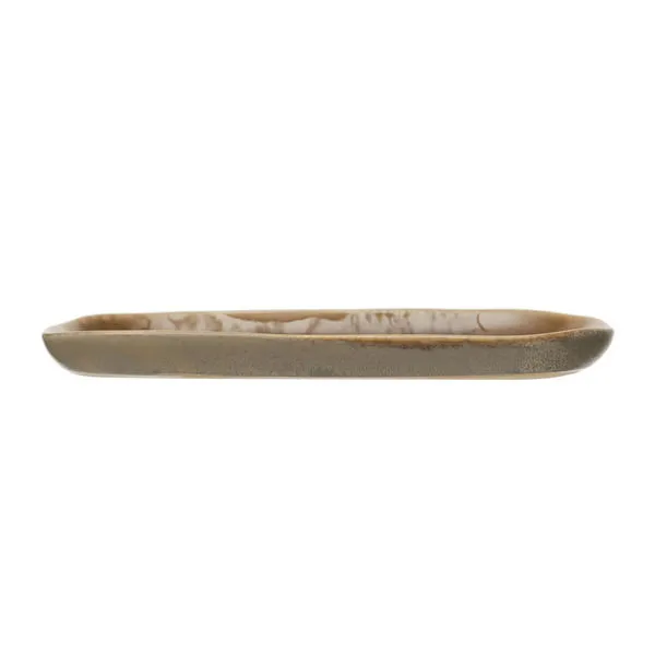 Product Image 1 for Josie Small Brown Reactive Glaze Stoneware Tray from Bloomingville