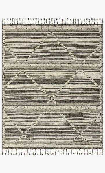 Product Image 3 for Iman Ivory / Charcoal Rug from Loloi