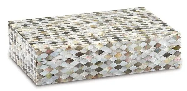 Product Image 1 for Plato Mother Of Pearl Box from Currey & Company