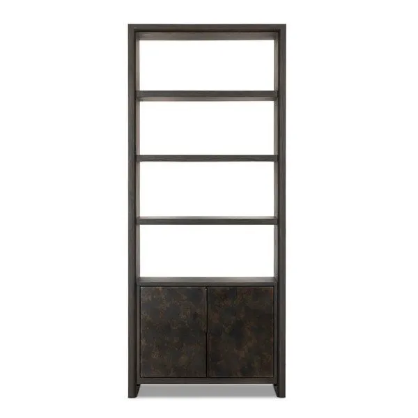 Product Image 1 for Arlington Espresso Oak 2-Door Bookcase from Four Hands