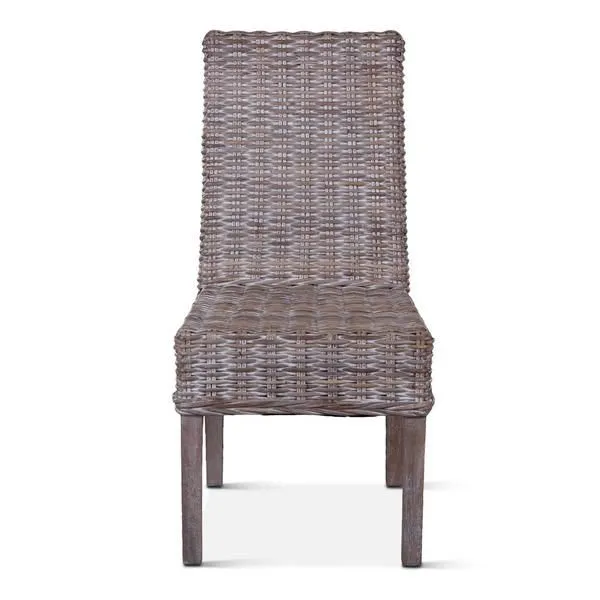 Product Image 5 for Bali Whitewash Wicker Dining Chair from World Interiors