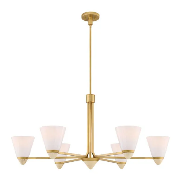 Product Image 1 for Kohlman Chandelier in Warm Brass from Savoy House 