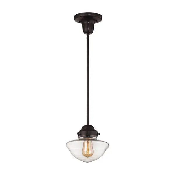 Product Image 1 for Schoolhouse Pendants 1 Light Pendant In Oil Rubbed Bronze from Elk Lighting