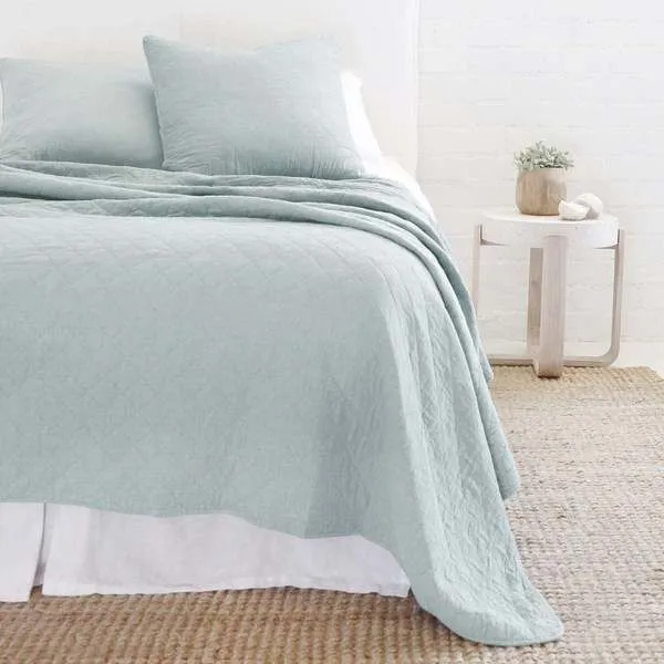 Product Image 1 for Huntington Cotton Euro Sham - Sea Glass from Pom Pom at Home
