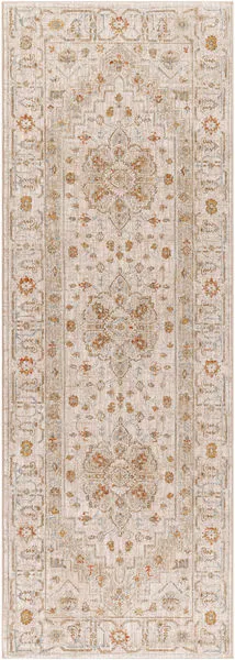 Product Image 1 for Avant Garde Woven Light Beige / Light Blue Rug - 2'7" x 10' from Surya