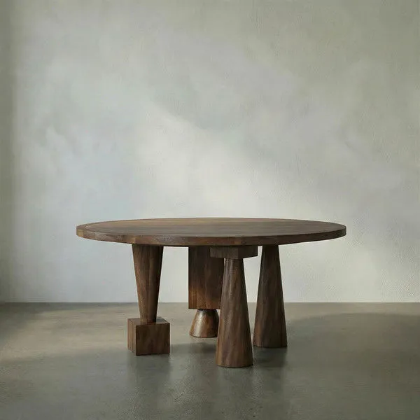 Product Image 1 for Hybrid Dark Walnut Table from Noir