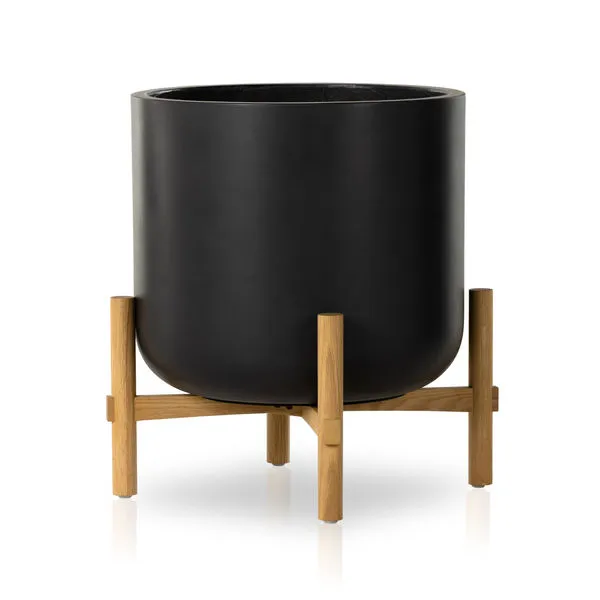 Product Image 1 for Hank Solid Oak Planter - Light Oak from Four Hands