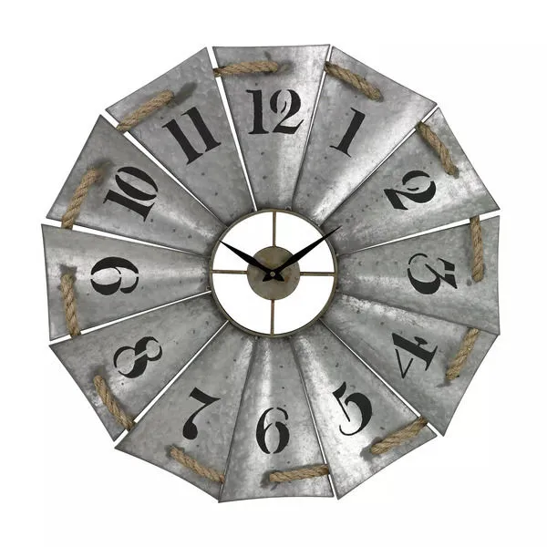 Team Roping Wall Clock Aluminum And Rope Wall Clock | Scout & Nimble