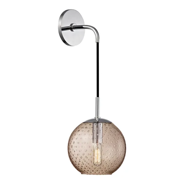 Product Image 1 for Rousseau 1 Light Wall Sconce Bronze Glass from Hudson Valley