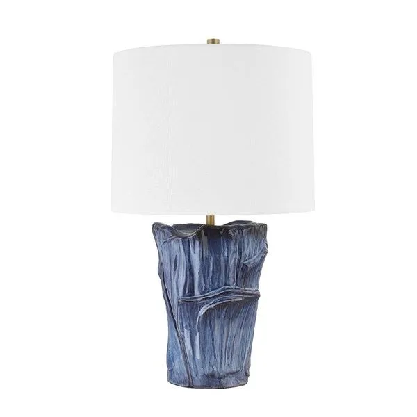 Product Image 1 for Tide Patina Brass 1-Light Table Lamp from Troy Lighting