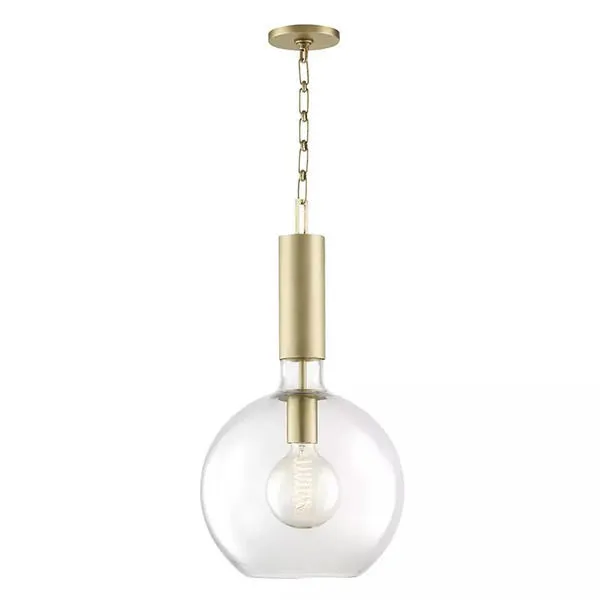 Product Image 1 for Raleigh 1 Light Large Pendant from Hudson Valley