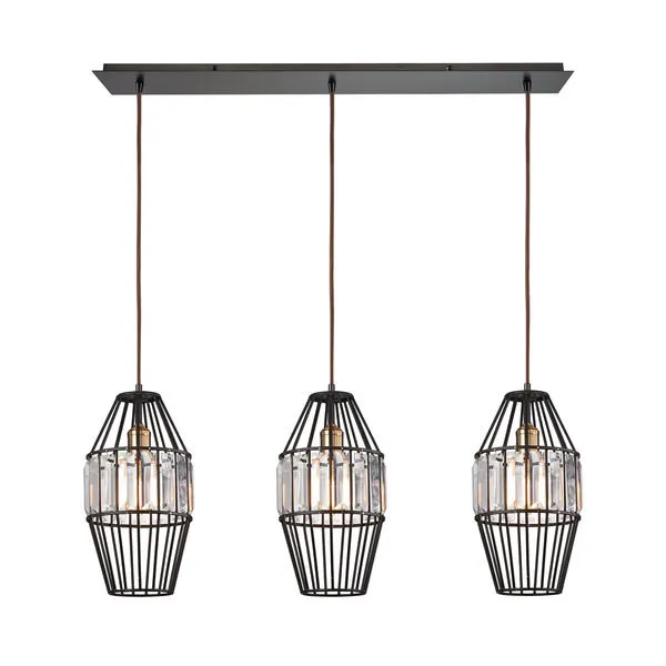 Product Image 1 for Yardley 3 Light Pendant In Oil Rubbed Bronze from Elk Lighting