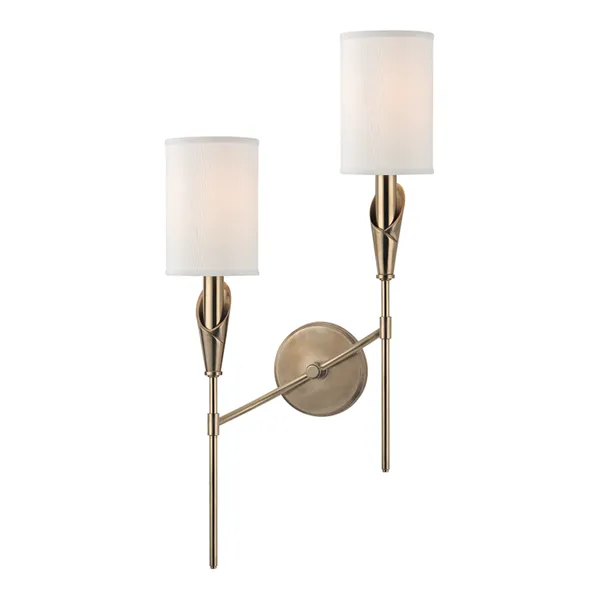 Product Image 1 for Tate 2 Light Left Wall Sconce from Hudson Valley