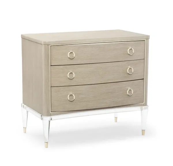 Product Image 1 for Beige Wood Modern Floating On Air Nightstand from Caracole