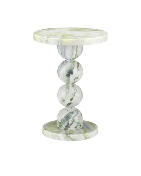 Product Image 1 for Turner Green Onyx Accent Table from Currey & Company