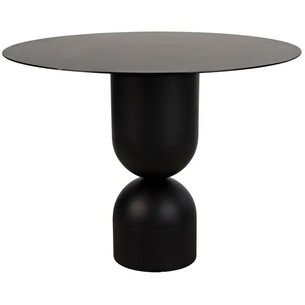 Product Image 3 for Wanda Dining Table, Black Metal from Noir