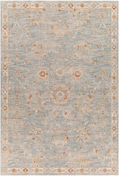 Product Image 1 for Avant Garde Woven Light Denim / Light Gray Rug - 6'7" x 9'6" from Surya