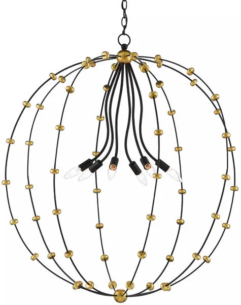 Product Image 1 for Anomaly Large Orb Chandelier from Currey & Company