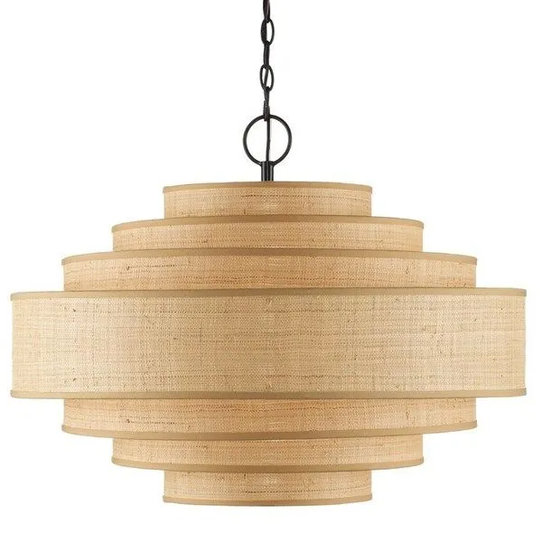 Product Image 1 for Maura Natural Chandelier from Currey & Company