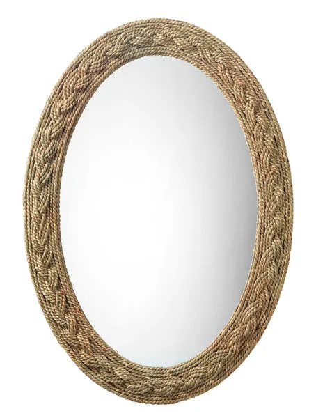 Product Image 2 for Elanore Braided Oval Mirror from Jamie Young