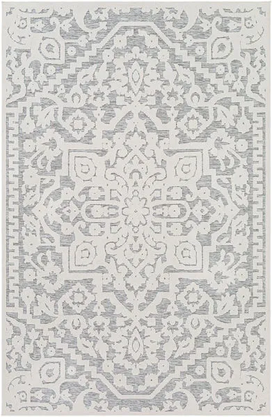Product Image 3 for Greenwich Indoor / Outdoor Gray / Cream Traditional Rug from Surya