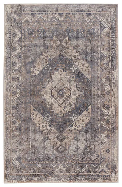 Product Image 5 for Langdon Medallion Blue/ Gray Rug from Jaipur 