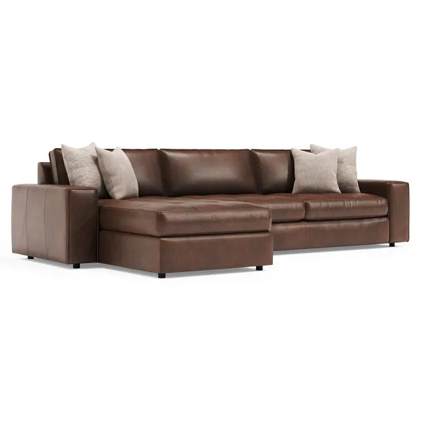 Product Image 1 for Nest 2-Piece Leather Sectional from Bernhardt Furniture
