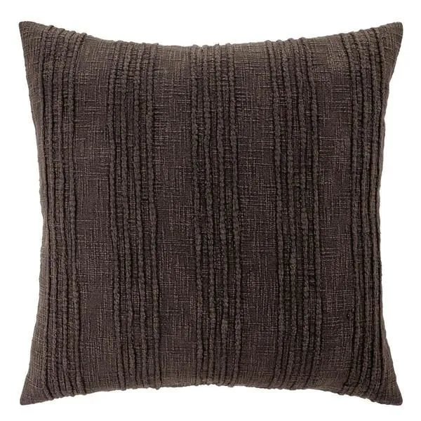 Product Image 1 for Gratitude Ganache Brown Cotton Fabric Throw Pillow from Classic Home