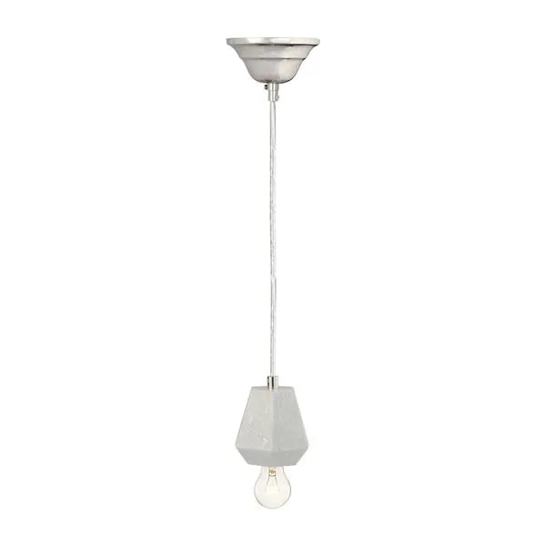 Product Image 1 for White Marble Hexagonal Hanging Lamp from Elk Home